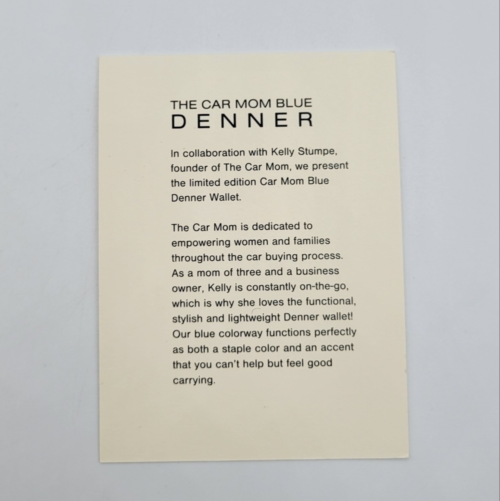 Andar The Denner Wallet Car Mom Blue - Picture 7 of 8